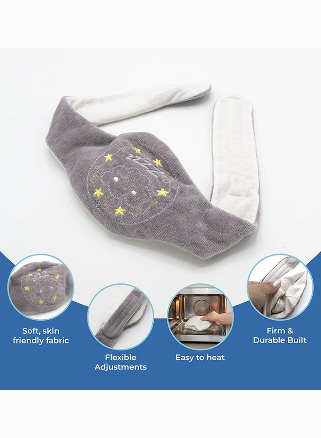 Babyjem - Baby Colic Relief Belt with Natural Cherry Seeds - Grey - Image 2